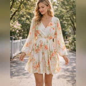 GUC Flying Tomato Floral Cutout Dress Size Large